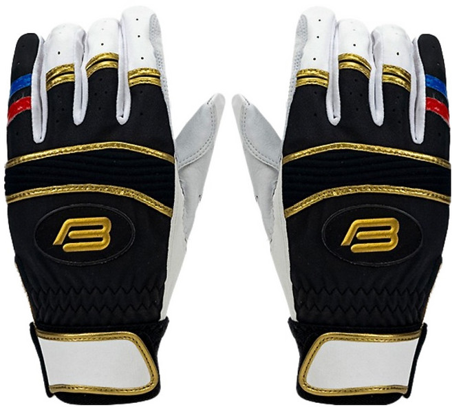 비비케이 BG390 Oh.10 리미티드 에디션 배팅장갑 양손착용 세트, 블랙 + 화이트, 1세트