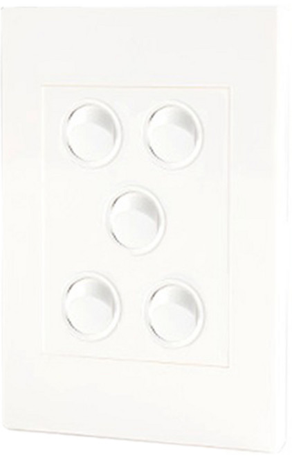 르그랑 엑셀 VIVO Simple 올화이트 5구 스위치, 1개