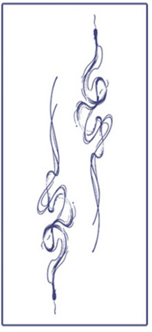 젤루나 반영구 레터링 여름 바디 타투 스티커, T163, 1개