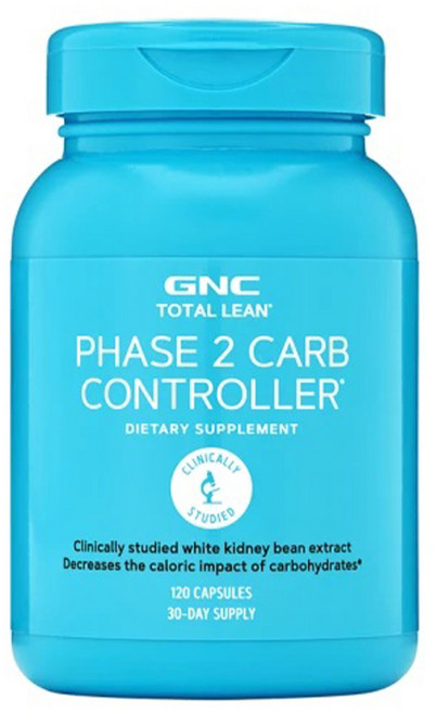 GNC 健安喜 TOTAL LEAN 白腎豆膠囊食品, 760mg, 120顆, 1罐