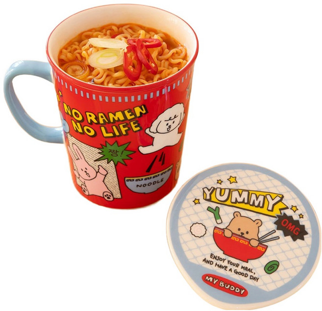 데일리라이크 마이 버디 라면기 소형, 혼합색상, 1개