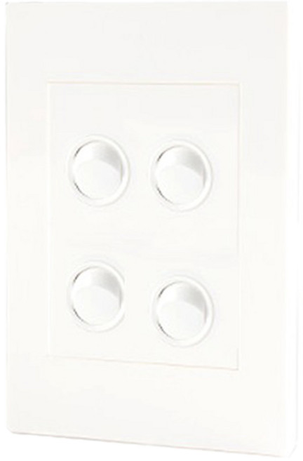 르그랑 엑셀 VIVO Simple 4구 스위치 올화이트, 1개