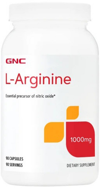 GNC 健安喜 左旋精胺酸1000膠囊食品, 1g, 90顆, 1罐