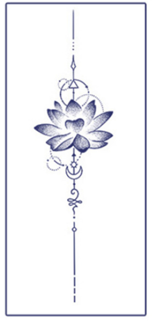 젤루나 반영구 레터링 여름 바디 타투 스티커, T152, 1개