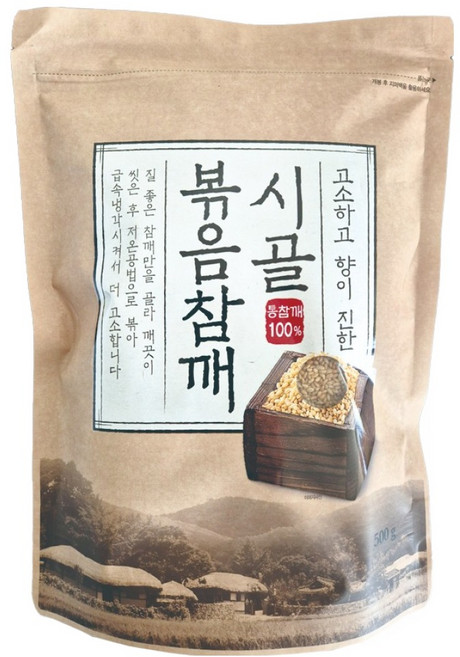 시골 볶음참깨, 500g, 1개