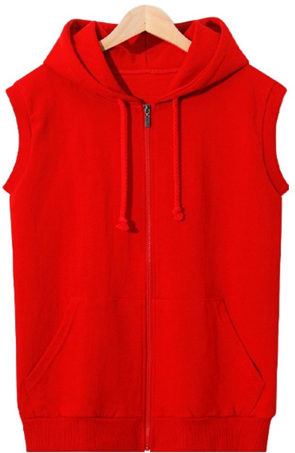 엠엔씨 베이직무지 후드조끼 MDBT353TW