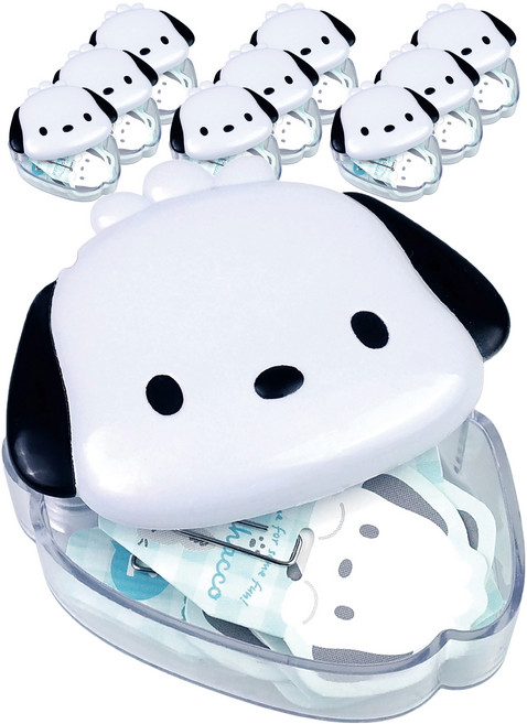 바이하츠 포차코 통 + 표시 클립 10p 세트, 10세트