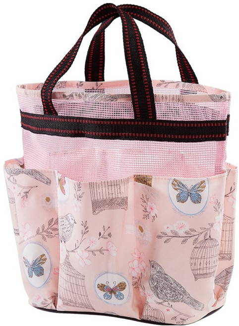 뷰레이터닷컴 프린스 포켓 매쉬 수영가방, 핑크