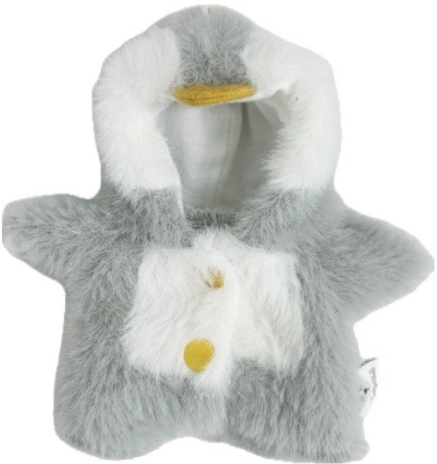 테디테일즈 인형의상 펭귄 옷 XS, 혼합색상, 1개