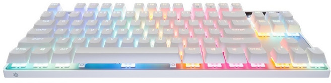 스틸시리즈 기계식 게이밍 유선 텐키리스 키보드, 화이트, Apex Pro Gen 3 TKL WHITE-US, 마그네틱축(자석축)