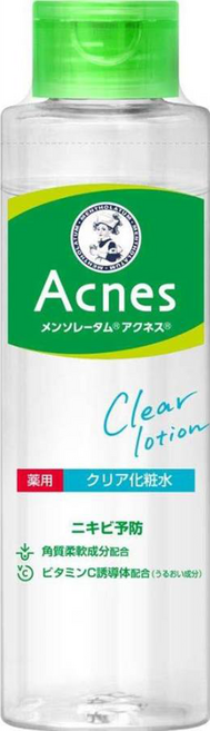 MENTHOLATUM 曼秀雷敦 Acnes 抗痘化妝水 保濕款, 180ml, 1瓶