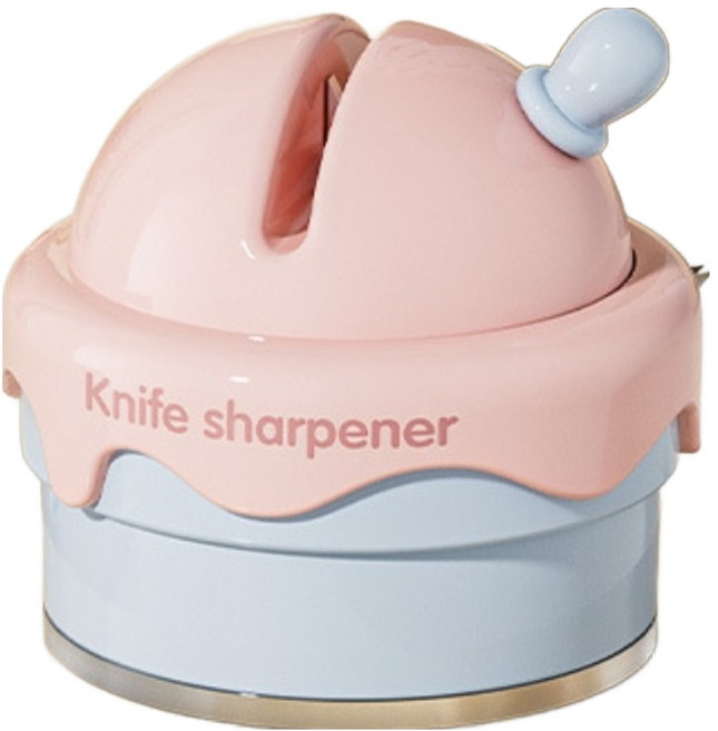 아이스크림 숫돌 칼갈이, 크리미핑크블루, 1개