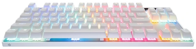 스틸시리즈 기계식 게이밍 유선 텐키리스 키보드, 화이트, Apex Pro Gen 3 TKL WHITE-KR, 마그네틱축(자석축) - 쿠팡