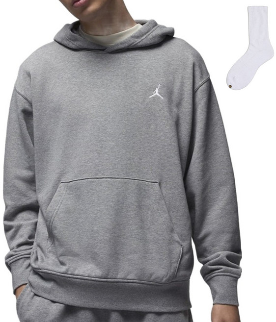 NIKE 耐吉 JORDAN 喬丹 男款布魯克林刷毛連帽T恤 FV7283-091