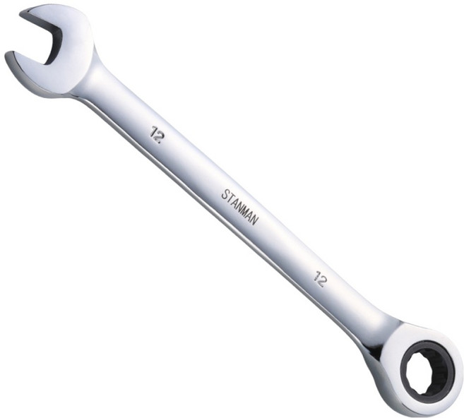 스탠맨 기어라쳇렌치 스패너 12mm, 1개