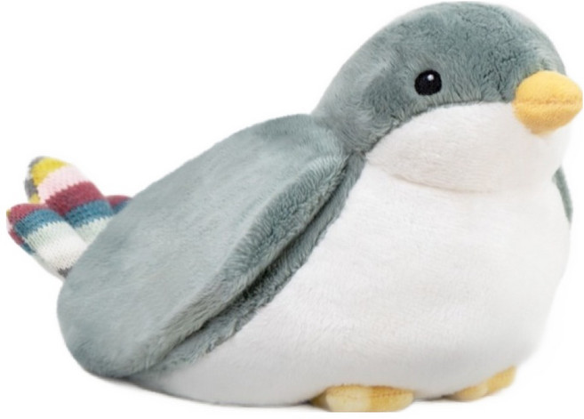 ZAZU 夕陽好朋友 安撫娃娃, 鸚鵡Shally, 1個