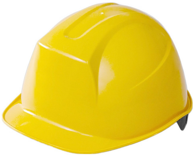 동명 ABE등급 신투구형 공사장 안전모 개나리색, 1개