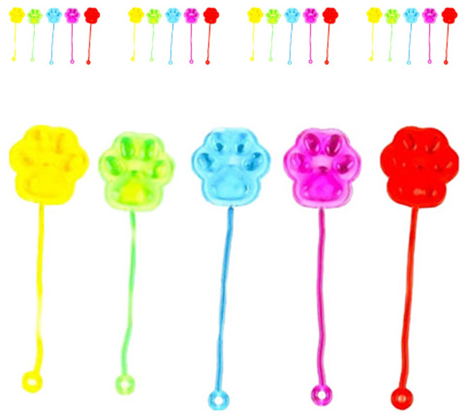 퍼줌 고양이 발바닥 찐득이 장난감, 랜덤발송, 25개