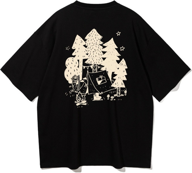 앨빈클로 FORESTCAMPING 오버핏 반팔티 AST4547