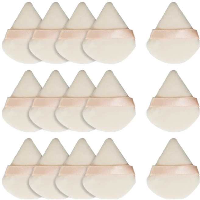 OON 물방울 보송 파우더 퍼프, 15개, 스킨 - 쿠팡