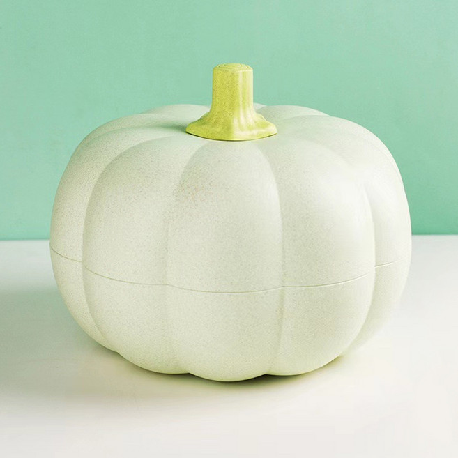 2단 호박 다용도 소품 트레이, 그린 펌킨, 1개