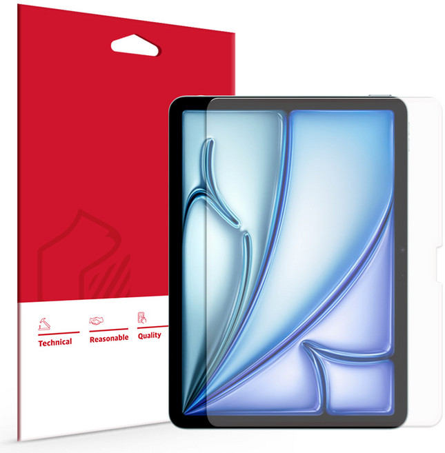 스코코 아이패드 강화유리 액정보호필름, 1세트