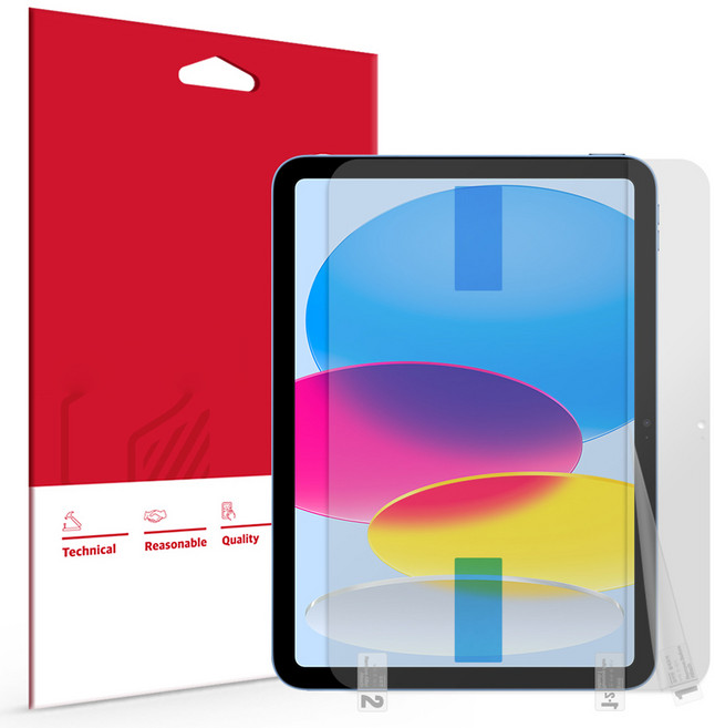 스코코 아이패드 지문방지 저반사 액정보호필름, 1세트