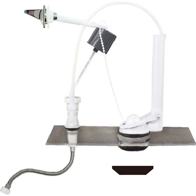 와토스 측면내림 무소음 역류방지 투피스 양변기 부속 WTG269, 혼합색상