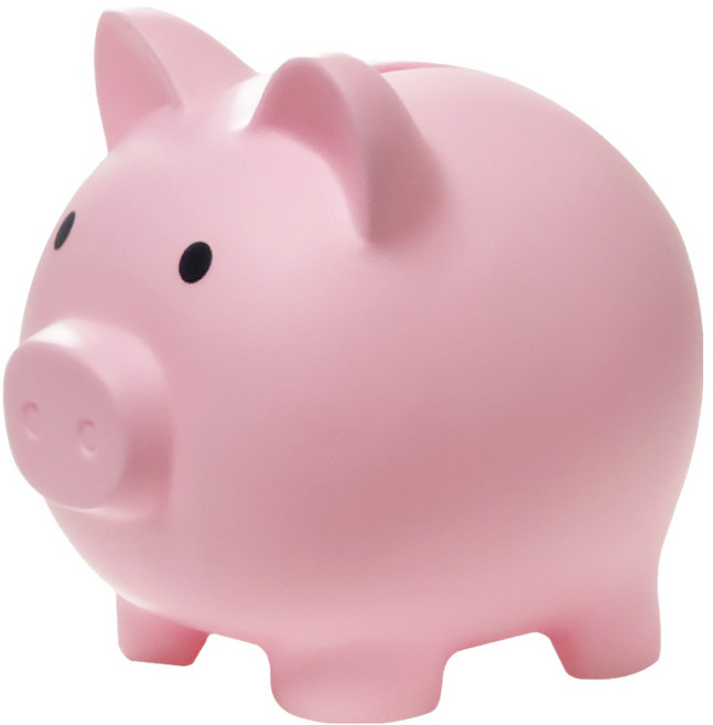모던앳 돼지 동전 저금통, 핑크, 1개