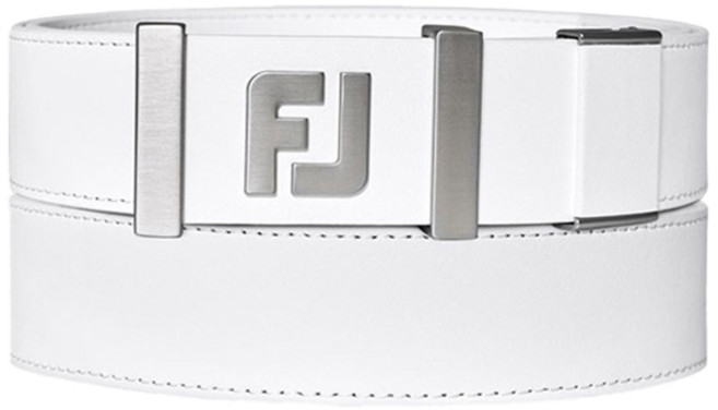 풋조이 남성용 나인 벨트 일반, 화이트, 1개