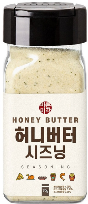 바른미각 허니버터 시즈닝, 1개, 70g
