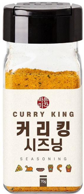 바른미각 커리킹 시즈닝, 1개, 70g
