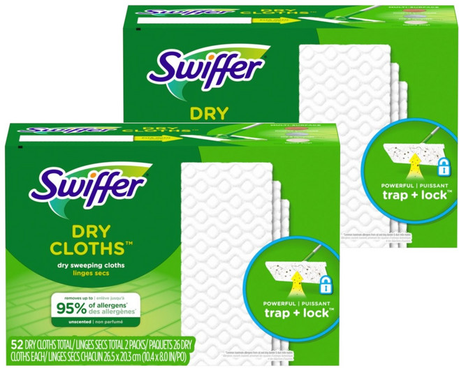 스위퍼 막대걸레 정전기 청소포 리필 26p, 2개