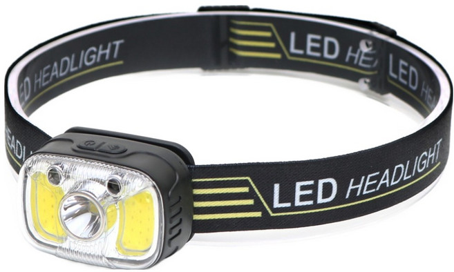 비센드 고휘도 충전식 헤드랜턴 BS-H30, 블랙, 1개