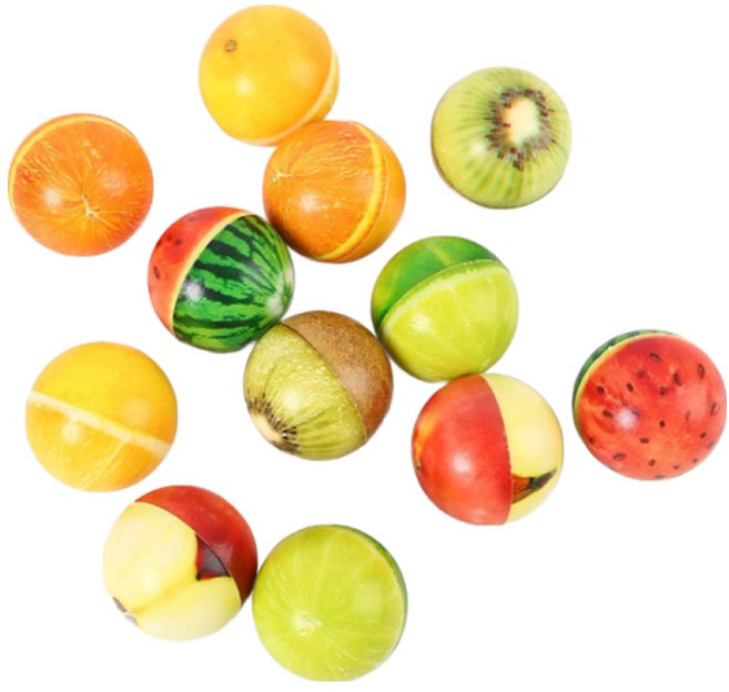 퍼줌 과일 소프트볼, 랜덤발송, 12개