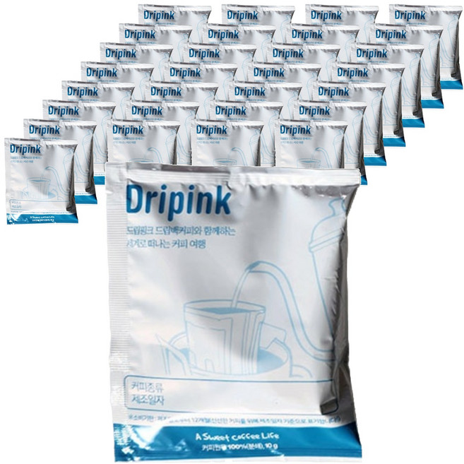 드립핑크 하노이트림 블렌딩 구수하고 산미없는 드립백 커피, 10g, 35개입, 1개