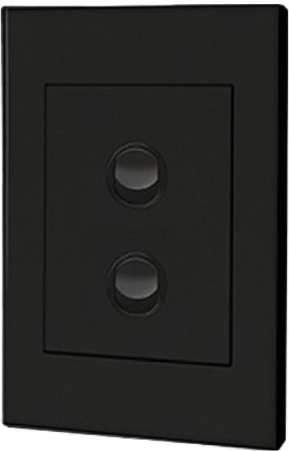 르그랑 엑셀 비보 Simple 2구 스위치 올블랙, 1개