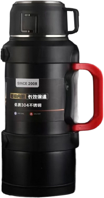 316保溫壺, 耀石黑, 1個, 1.7L