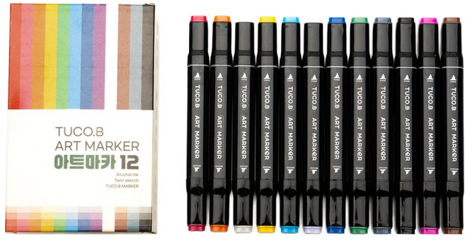 투코비 아트마카 세트, 1세트, 12색
