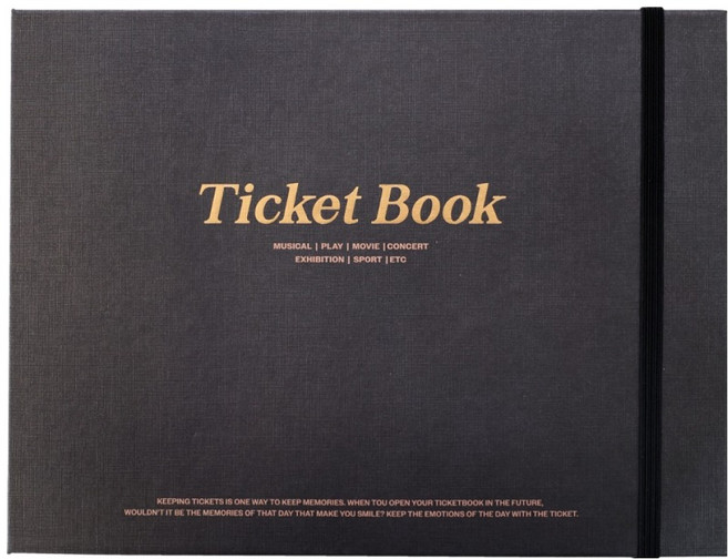 비온뒤 2025 티켓북, 블랙, 1개, 100매