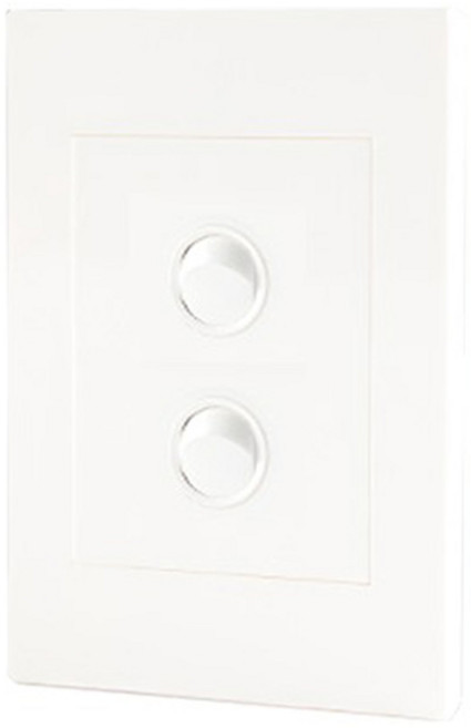 르그랑 엑셀 VIVO Simple 2구 스위치 올화이트, 1개