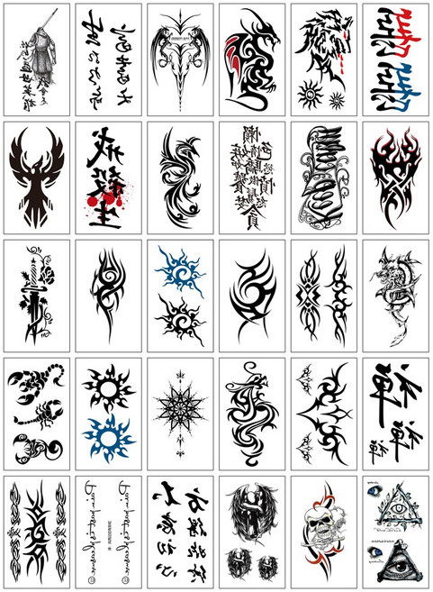 젤루나 트렌디 셀프 할로윈 파티 타투 스티커 30p 세트, 1세트, TS-05