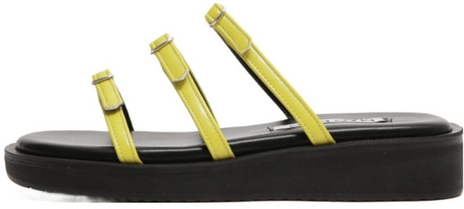 마크모크 여성용 리나 슬림 스트랩 슬라이드 샌들 3cm