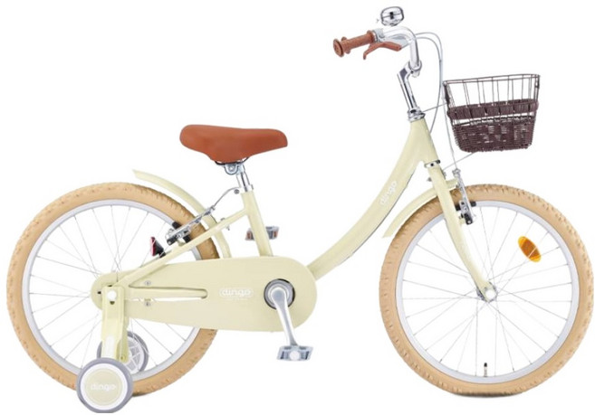 레스포 2025년형 20 딩고 알루미늄 클래식 바구니 아동용 자전거, 라이트아보카도, 134cm, 1개