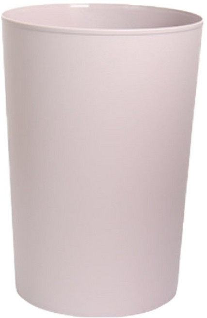 리빙선데이 오픈 원형 휴지통, 핑크