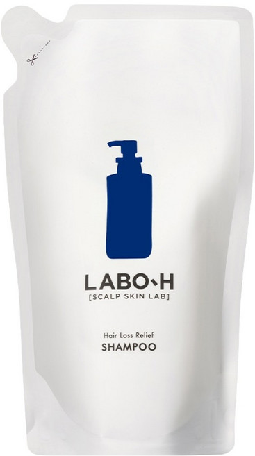 라보에이치 쿨링 노세범 탈모 샴푸 리필팩, 400ml, 1개