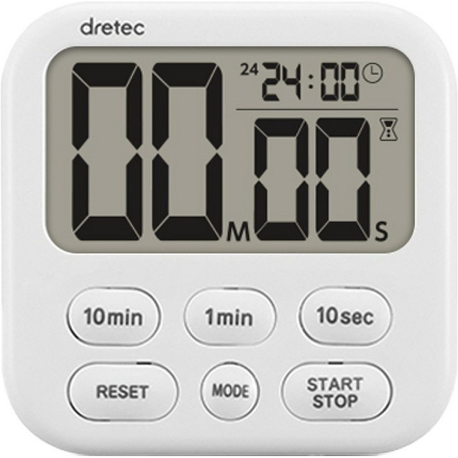 드레텍 쿠킹 타이머, 화이트, 1개
