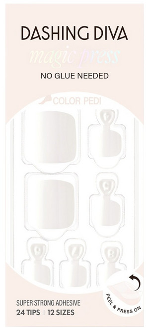 데싱디바 매직프레스 패디팁, 티타늄 화이트, 1개