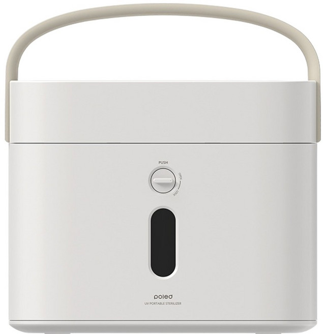 폴레드 픽셀 피크닉 휴대용 젖병소독기, 화이트