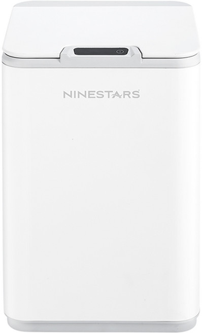 NINESTARS 納仕達 防潑水感應垃圾桶 10L DZT-10-35S, 白色